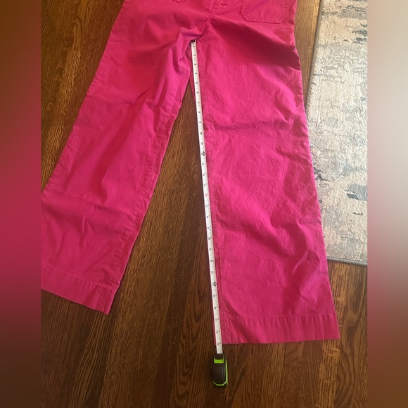 J Crew pink high-rise patch-pocket wide-leg pant size 28 - Picture 9 of 10
